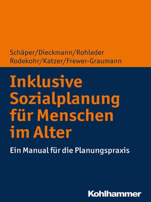 cover image of Inklusive Sozialplanung für Menschen im Alter